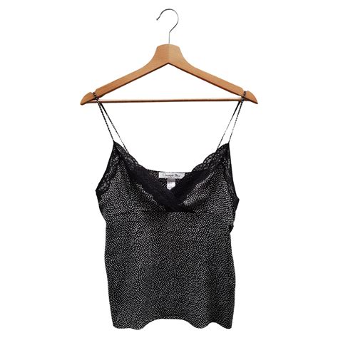 dior mesh cami top|Dior blouses and tops.